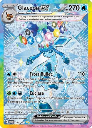 Glaceon ex 150/131 - SV Prismatic Evolutions Holofoil