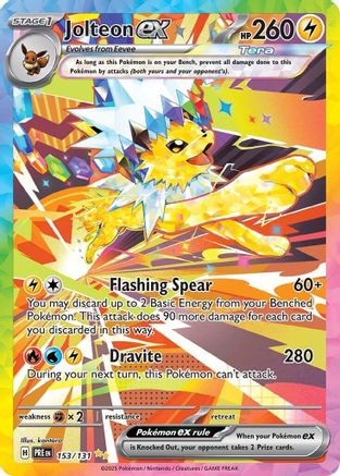 Jolteon ex 153/131 - SV Prismatic Evolutions Holofoil