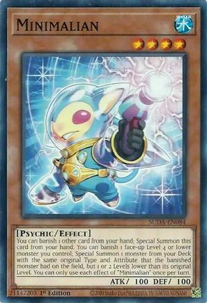 Yu-Gi-Oh! TCG - Supreme Darkness - SUDA-EN084 - Minimalian - Common / Short Print (1st Edition)