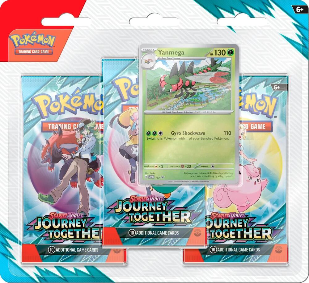 Pokemon: Journey Together: 3 Pack Blister