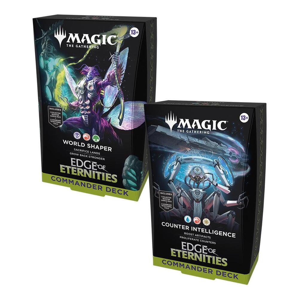 Magic: The Gathering Cards Edge of Eternities Commander Deck [Set of 2]