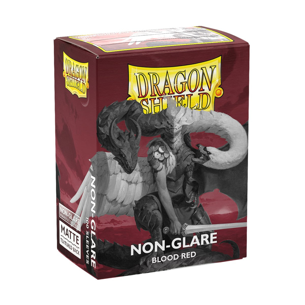 Dragon Shield Non-Glare Matte Blood Red (100ct)