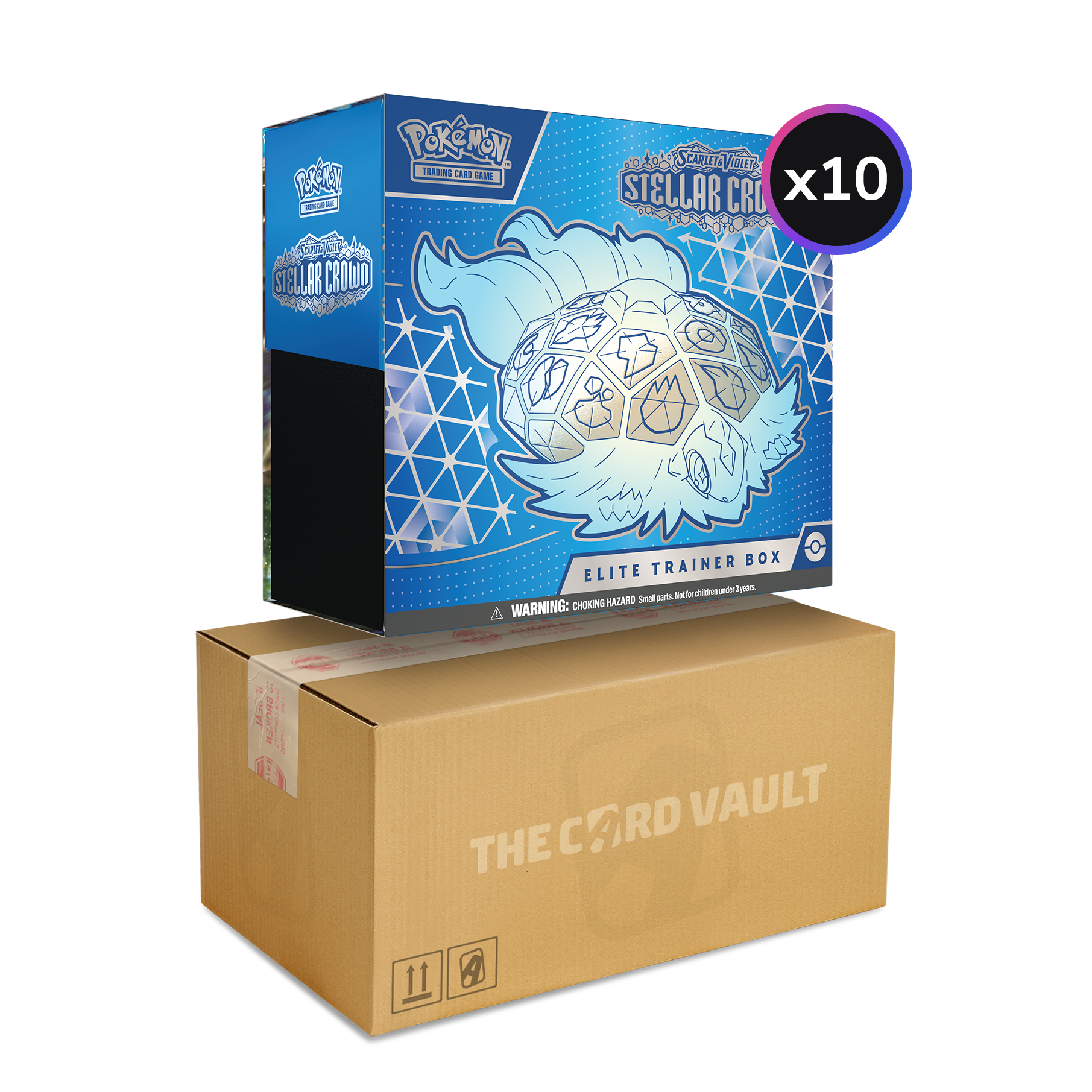 Pokemon TCG - Scarlet & Violet - Stellar Crown - Display Case (10x Elite Trainer Boxes)