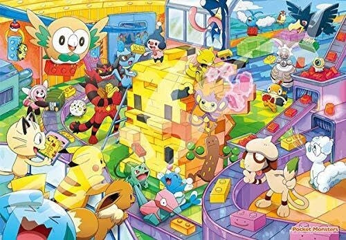 Ensky: Puzzle - Pokemon Let's Make it Together Pikachu Blocks