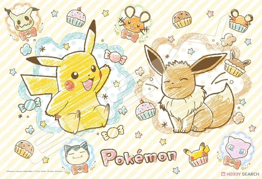 Ensky: Puzzle - Pokemon Pokemon Crayon Art