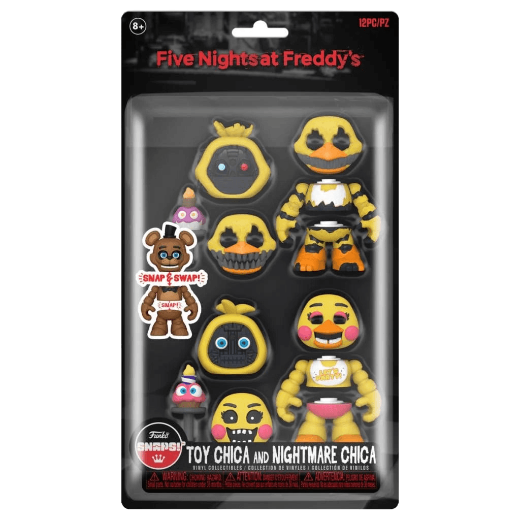 FNAF - Nightmare Chica & Toy Chica - Double Snap Pack Funko