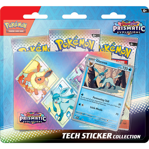 Pokemon: Prismatic Evolutions: Tech Sticker Collection: Glaceon
