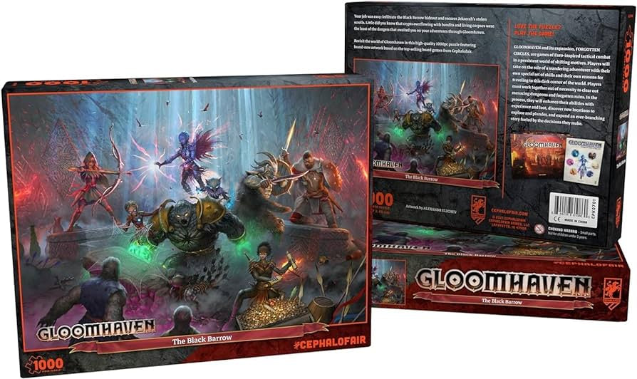Gloomhaven - The Black Barrow Puzzle (1000 Piece)