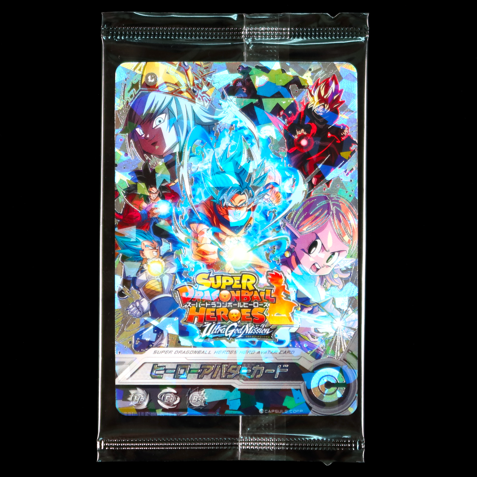 SUPER DRAGON BALL HEROES ULTRA GOD MISSION HERO AVATAR Parallel CARD in blister