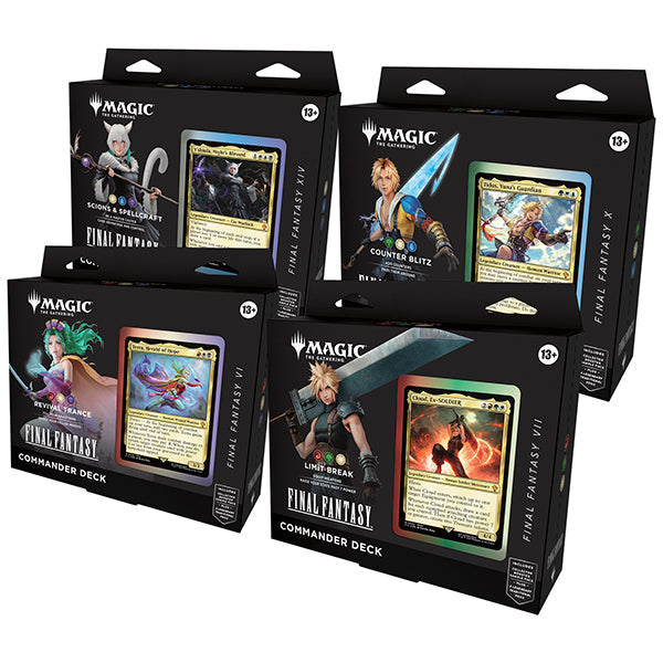 MtG: Final Fantasy Commander Deck Carton (4)