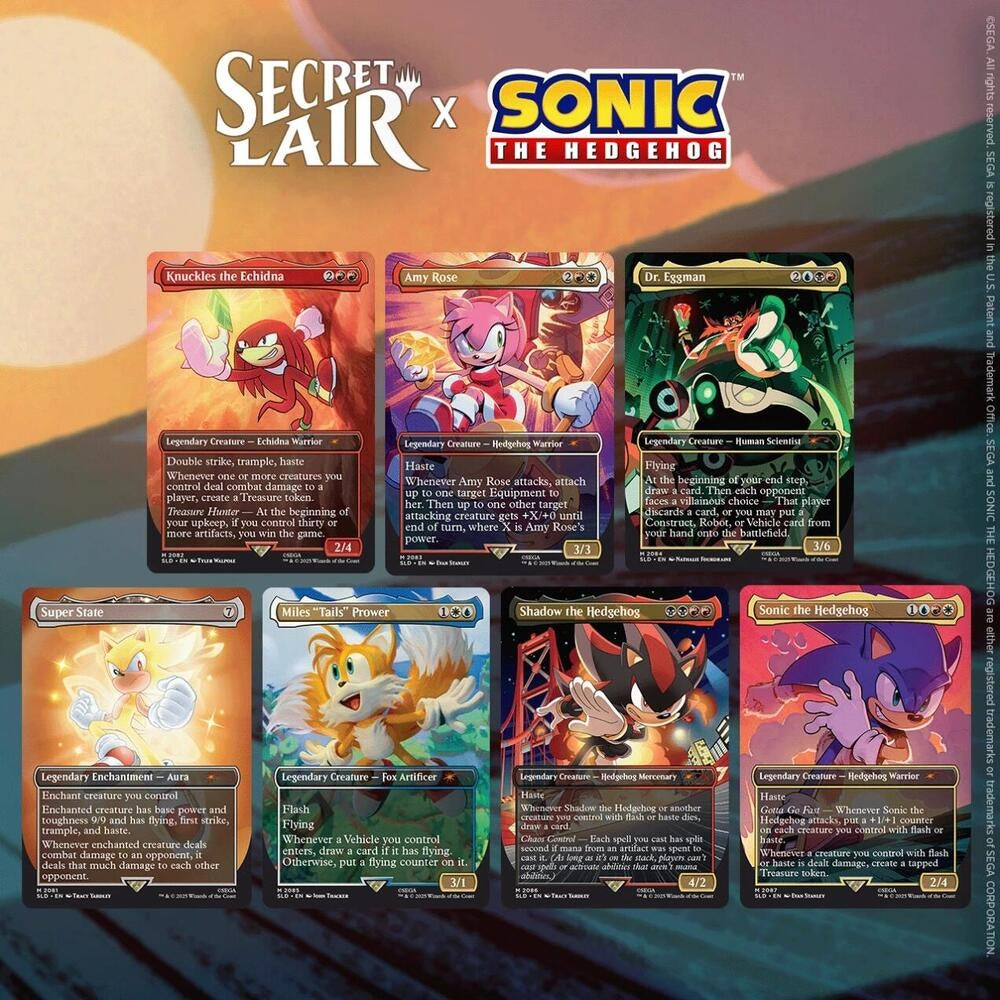 MtG: Sonic the Hedgehog Superdrop - Friends & Foes (Non-Foil) (Secret Lair)