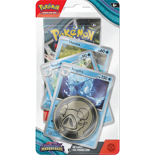 Pokemon TCG - Scarlet & Violet - Twilight Masquerade - Premium Checklane Blister - Kingdra