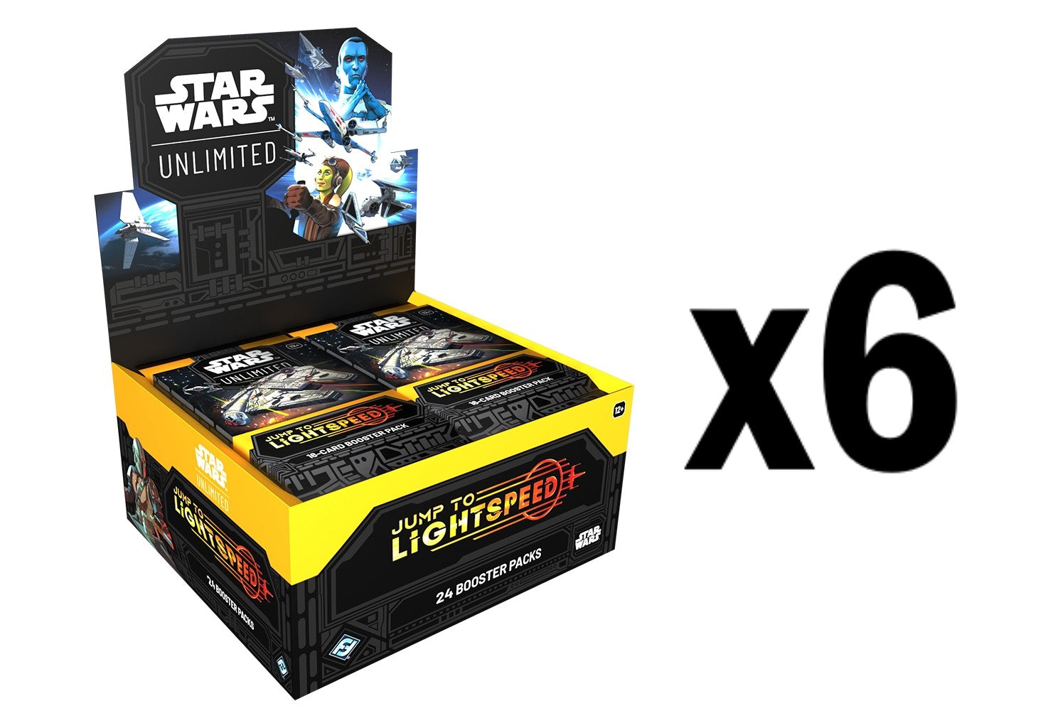 Star Wars: Unlimited - Jump to Lightspeed: Booster Display Case (x6 Displays)