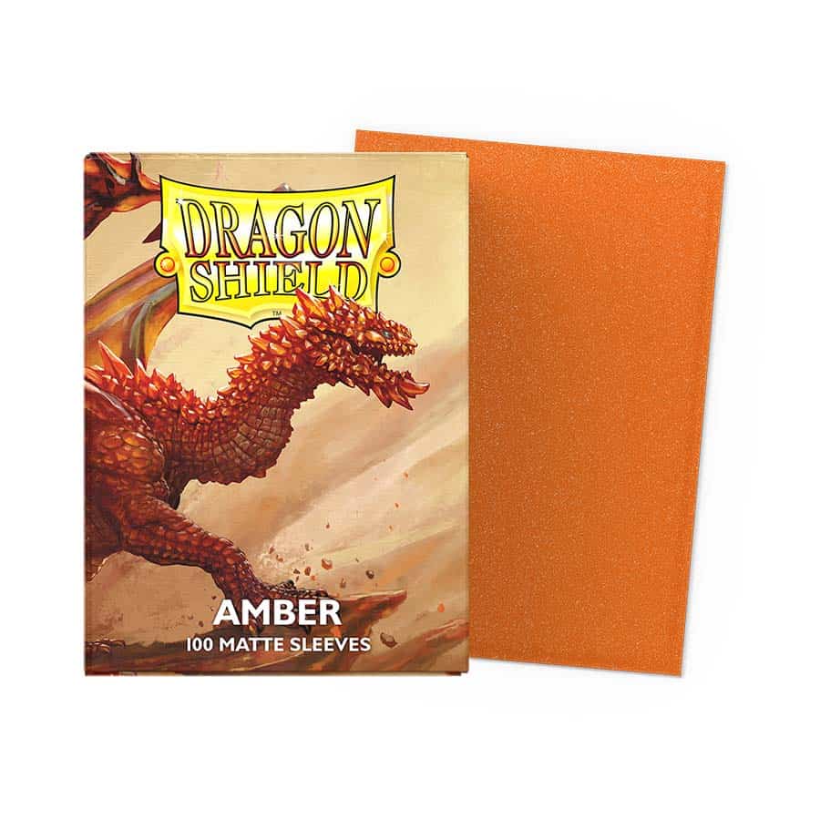 Dragon Shield Matte Amber [x10] Case Display