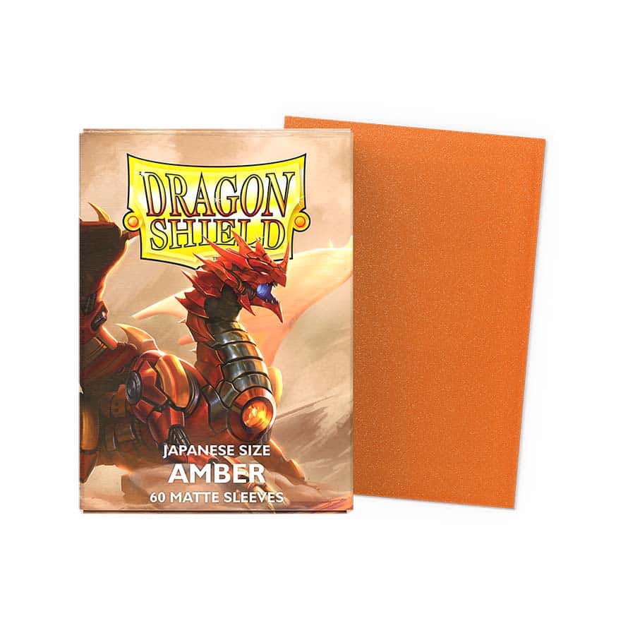 Dragon Shield Japanese Matte Amber [x10] Case Display