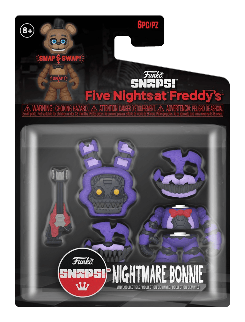 Funko - Five Nights at Freddy's - Snaps Nightmare Bonnie Action Figure