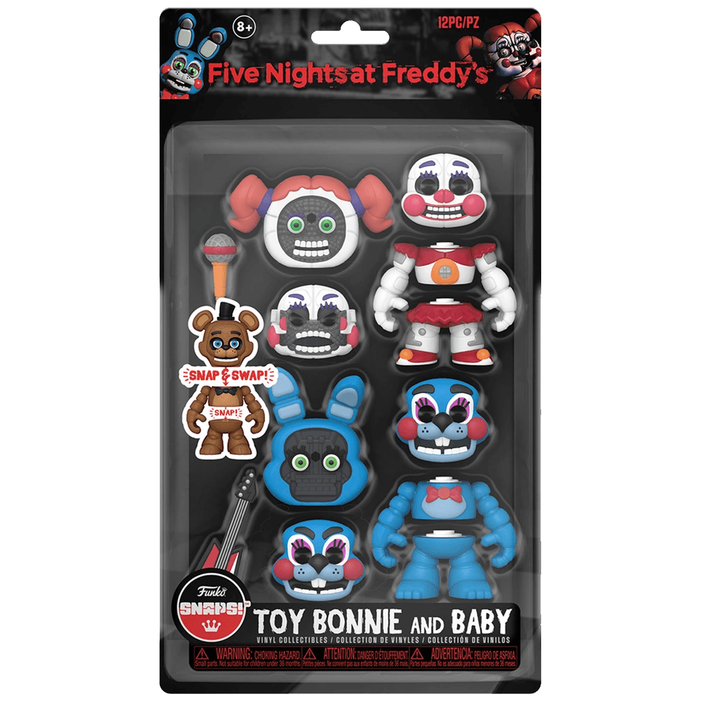 Funko - Five Nights at Freddy's - Snaps Toy Bonnie & Baby 2-Pack