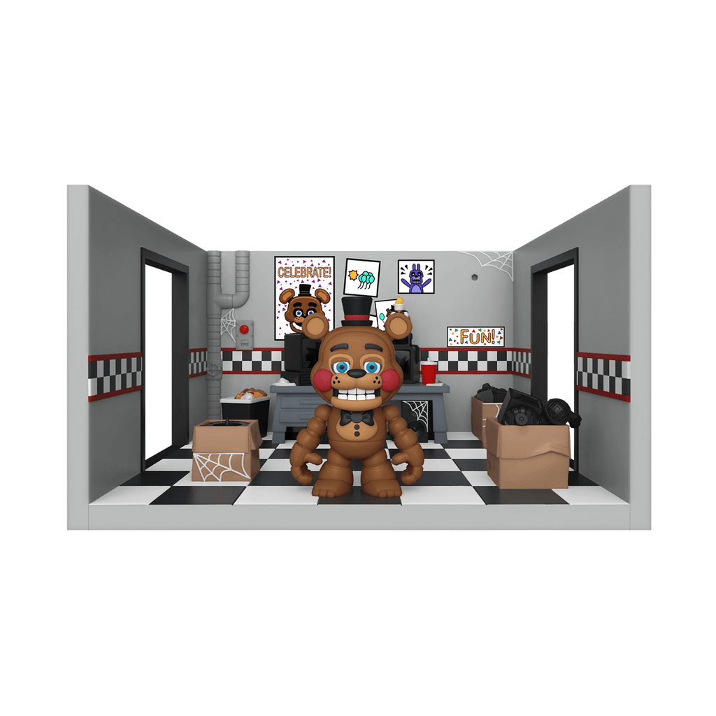 Funko - Five Nights at Freddy's - Snaps Toy Freddy with Storage Room Playset
