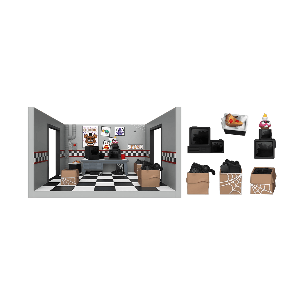 Funko - Five Nights at Freddy's - Snaps Toy Freddy with Storage Room Playset