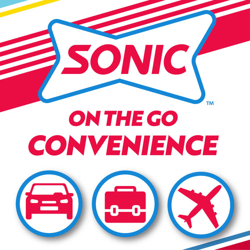 "Sonic Cherry Limeade Singles to Go Powdered Drink Mix - 6 Sticks Total - Convenient and Refreshing On-the-Go Beverage!"