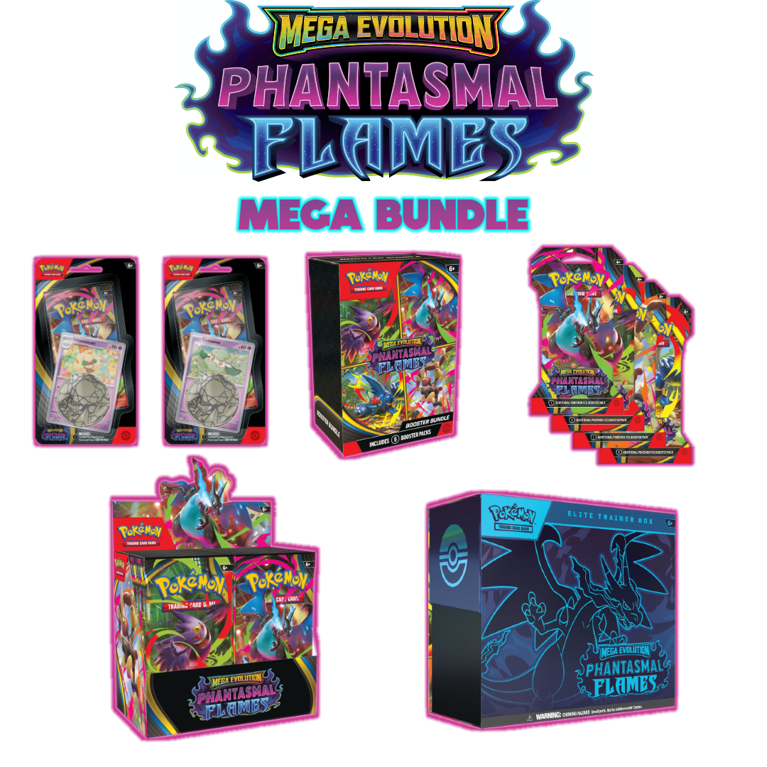 Mega Evolution: Phantasmal Flames Mega Bundle