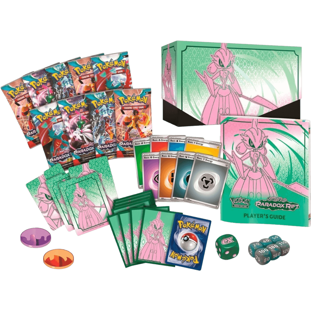 Pokemon TCG - Scarlet & Violet - Paradox Rift - Elite Trainer Box (Iron Valiant)