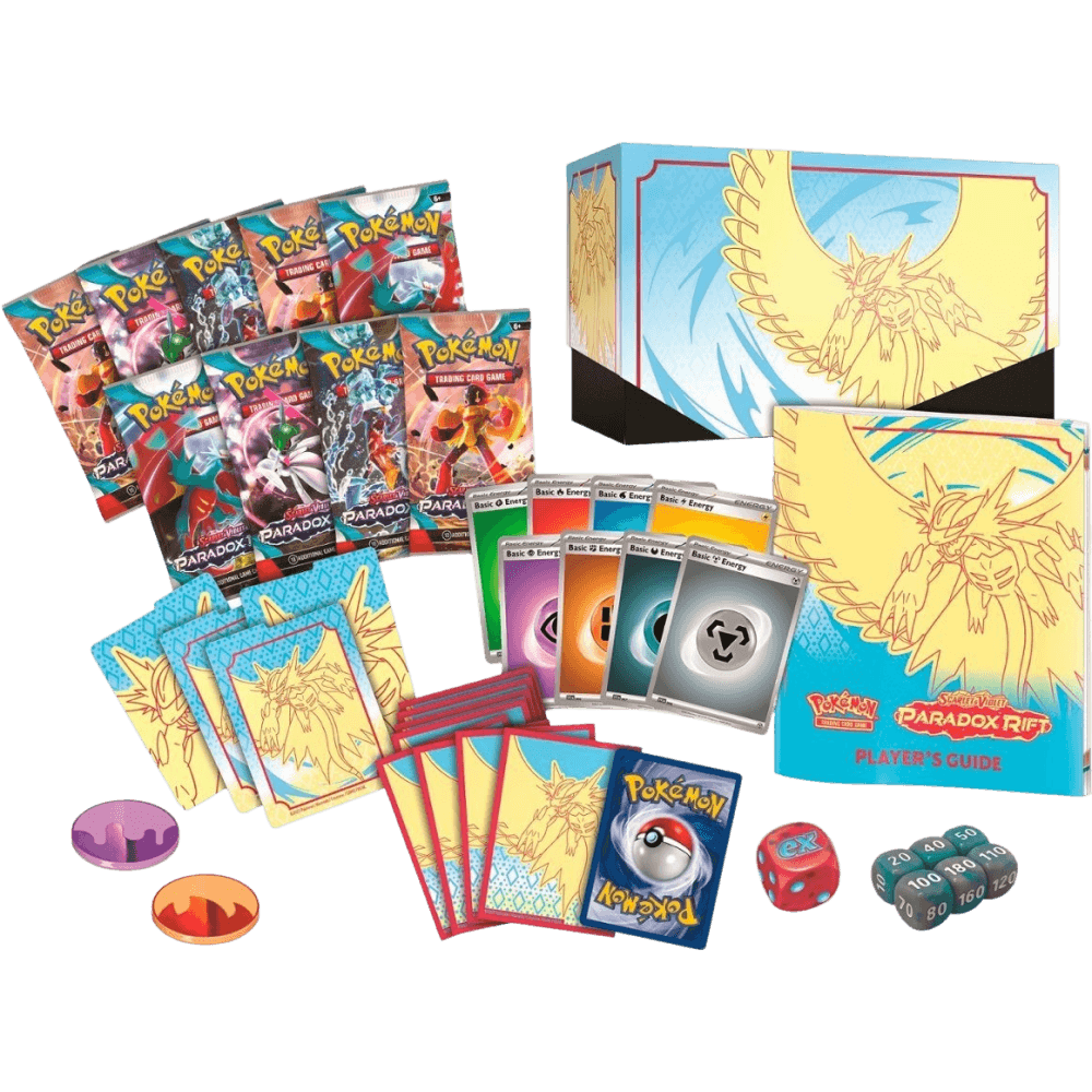 Pokemon TCG - Scarlet & Violet - Paradox Rift - Elite Trainer Box (Roaring Moon)