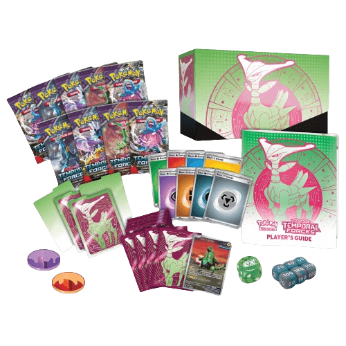 Pokemon TCG - Scarlet & Violet - Temporal Forces - Elite Trainer Box (Iron Leaves)