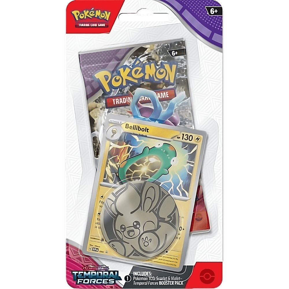 Pokemon TCG - Scarlet & Violet - Temporal Forces - Checklane Blister Pack (Bellibolt)