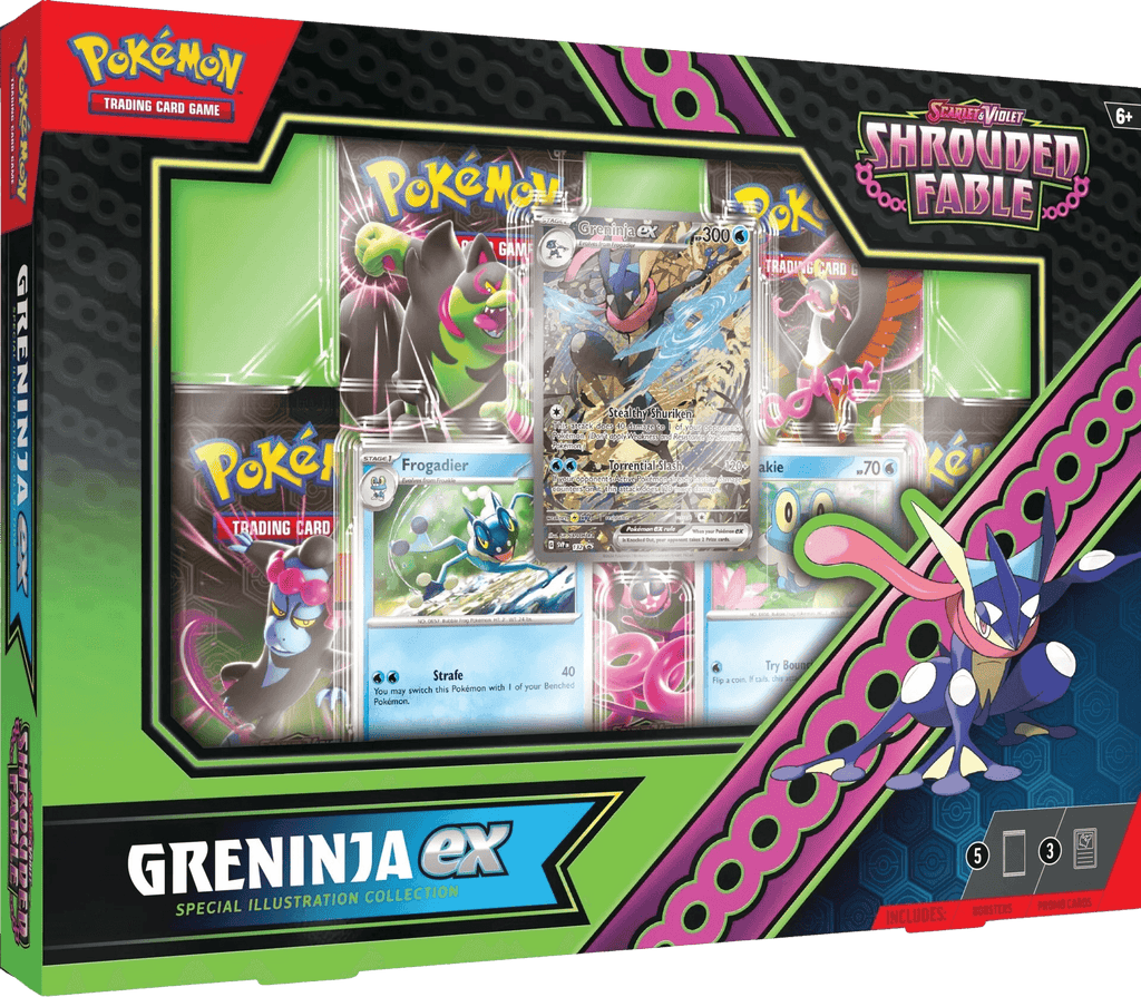 Pokemon TCG - Scarlet & Violet - Shrouded Fable - Greninja EX Special Illustration Collection Box