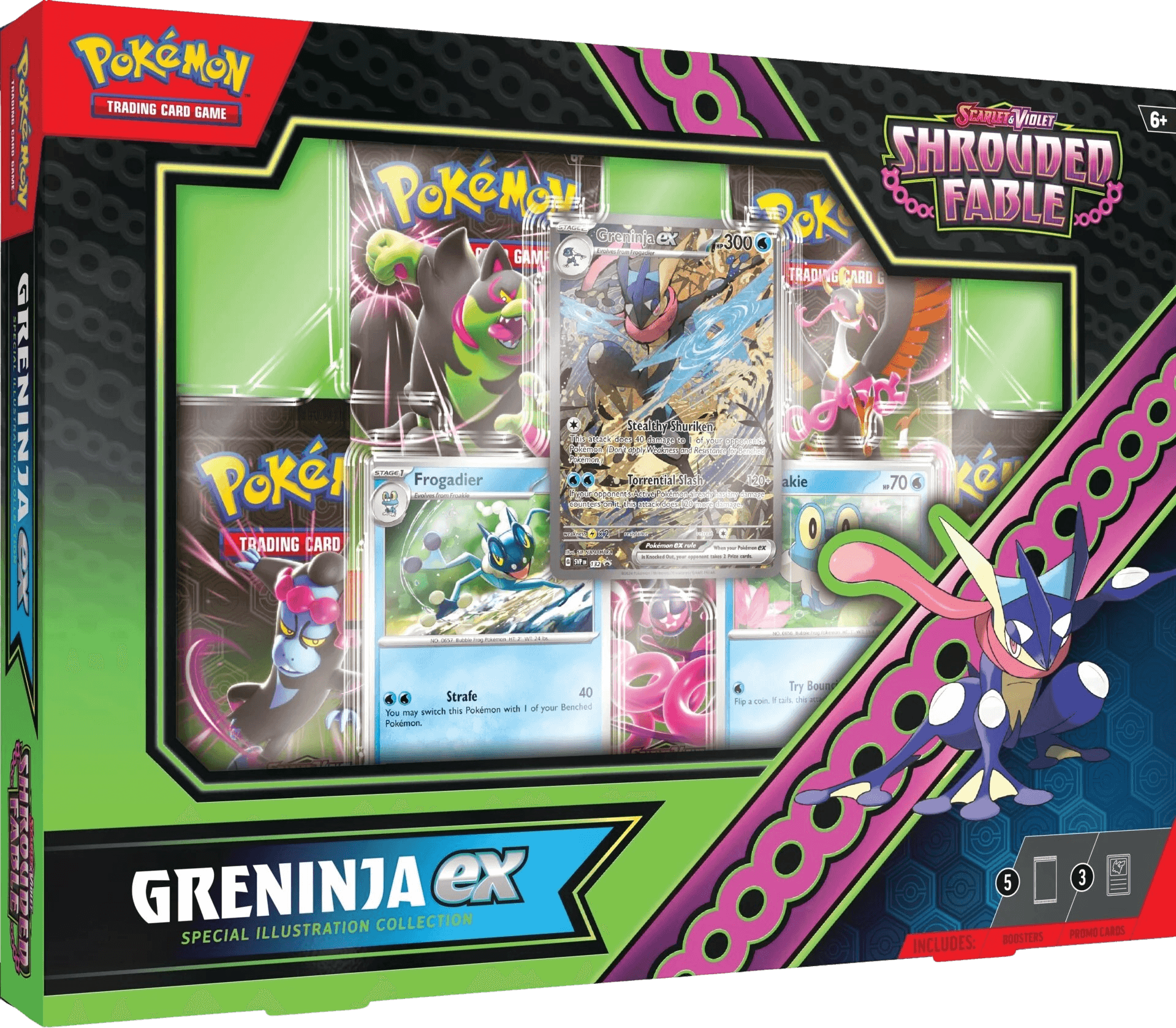 Pokemon TCG - Scarlet & Violet - Shrouded Fable - Greninja EX Special Illustration Collection Box