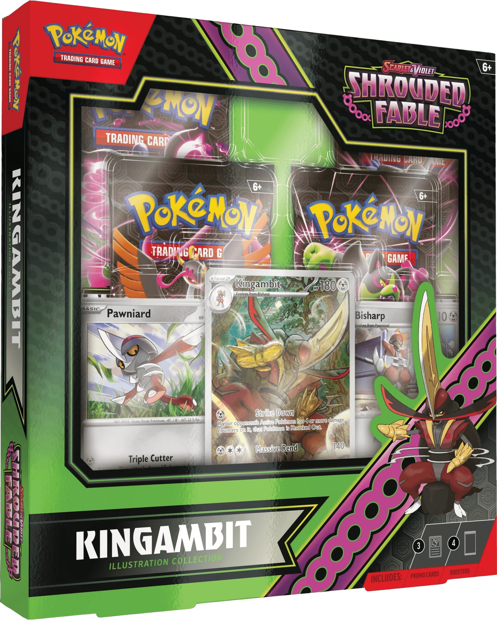 Pokemon TCG - Scarlet & Violet - Shrouded Fable - Kingambit Illustration Collection Box
