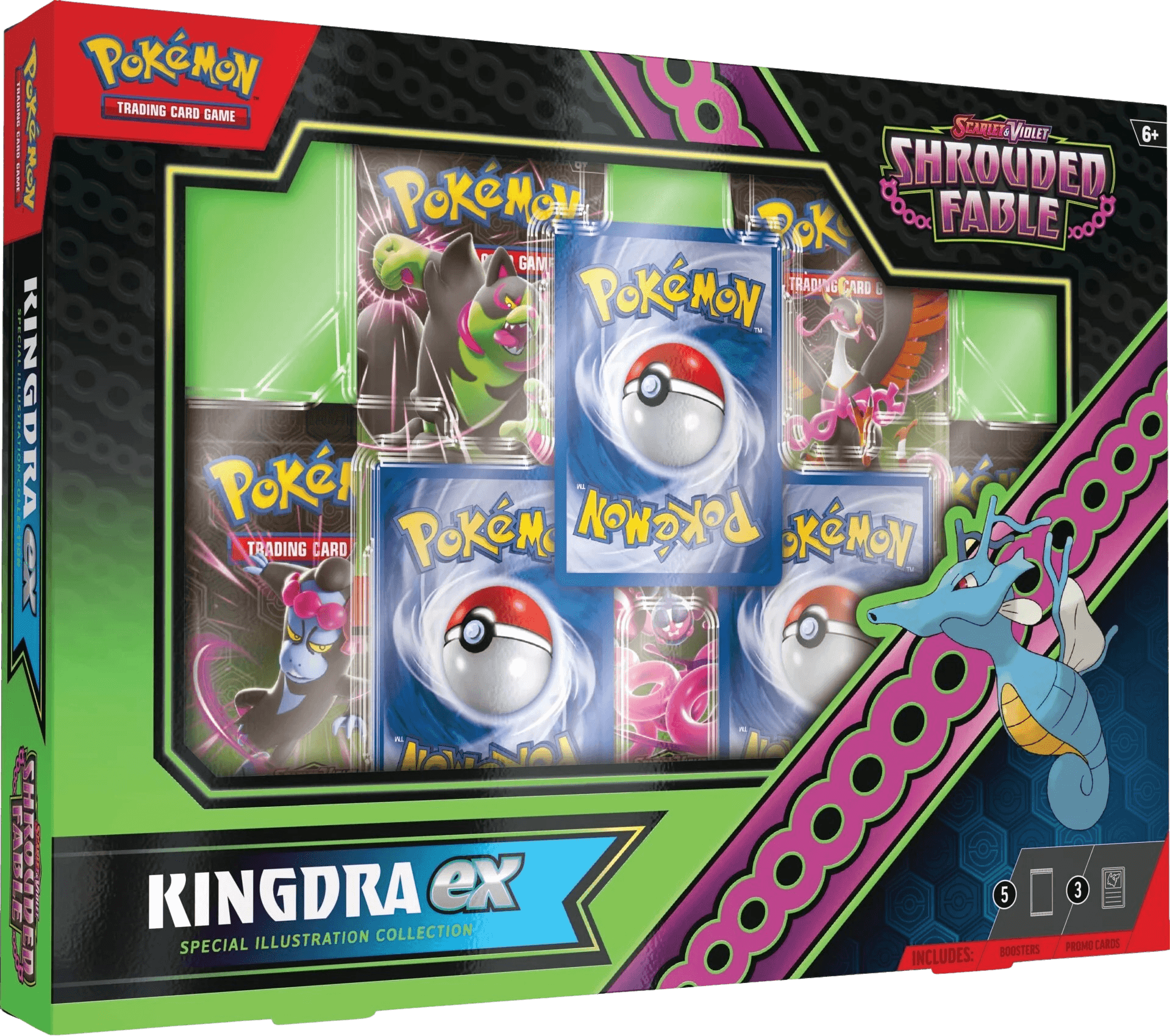 Pokemon TCG - Scarlet & Violet - Shrouded Fable - Kingdra EX Special Illustration Collection Box
